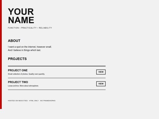 index screenshot