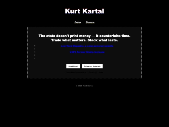 links screenshot