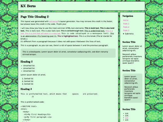 index screenshot