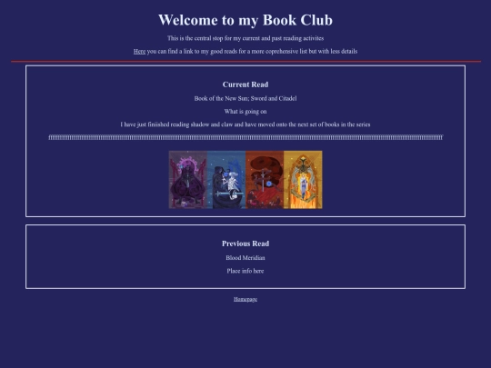 bookclub screenshot