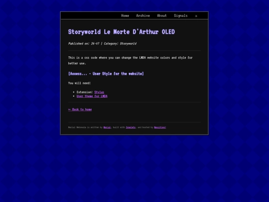 Section/2026-07-26-User-Style-LMDA screenshot
