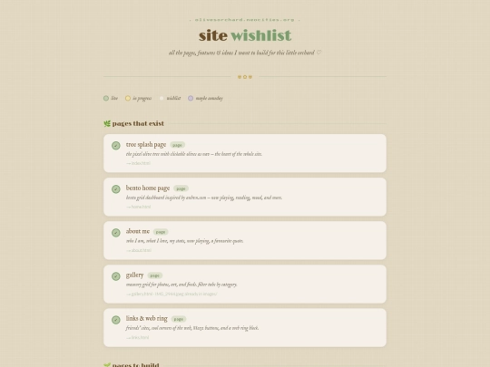 wishlist screenshot