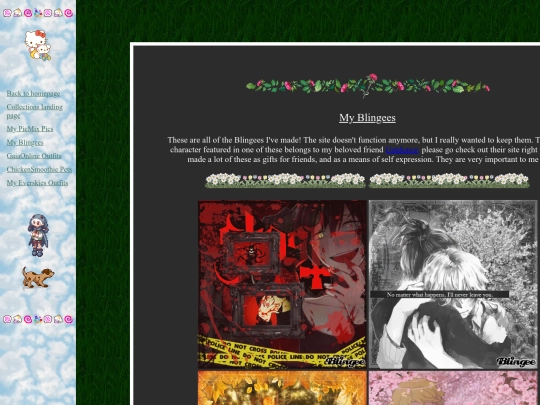 online stuffs/blingee screenshot