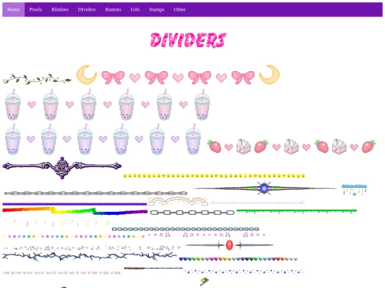 pixels/dividers screenshot