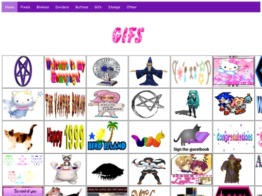 pixels/gifs screenshot