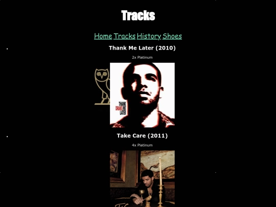 tracks screenshot