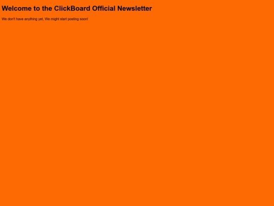 newsletter screenshot