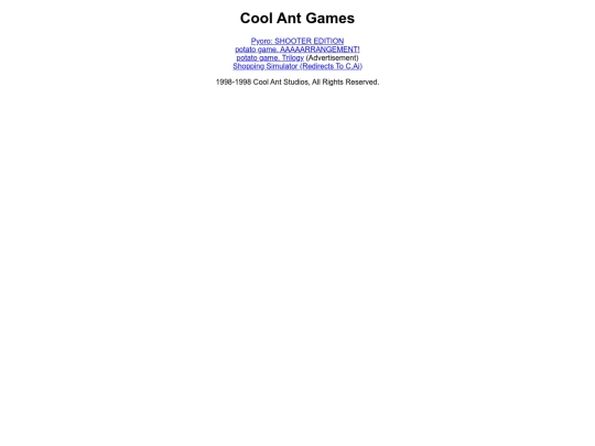 games screenshot