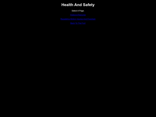 healthsafety screenshot