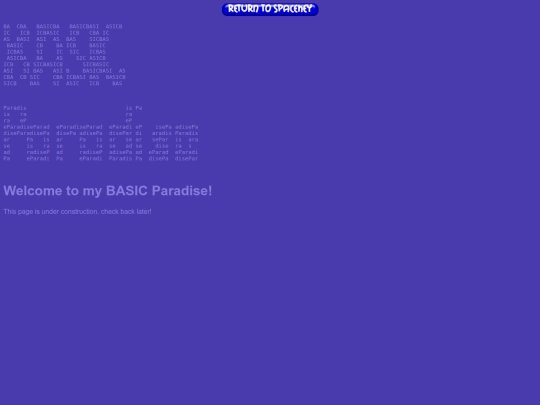 paradise/basic screenshot