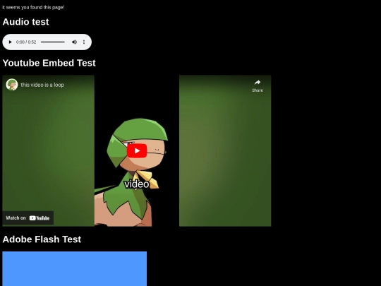 testing screenshot