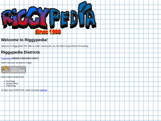 wikis/riggypedia screenshot