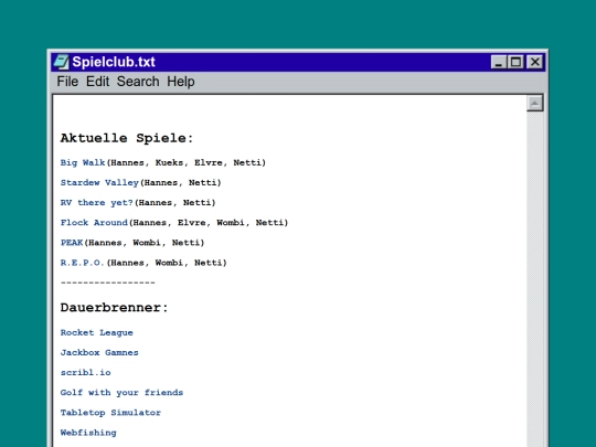 spielclub/spielclub screenshot