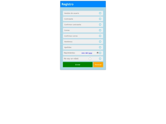 Metronauta/paginas/registro screenshot