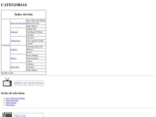 index screenshot