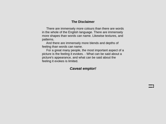 disclaimer screenshot