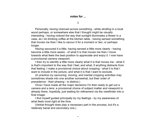 notes screenshot