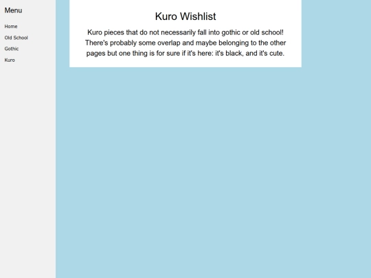 website/kuro screenshot