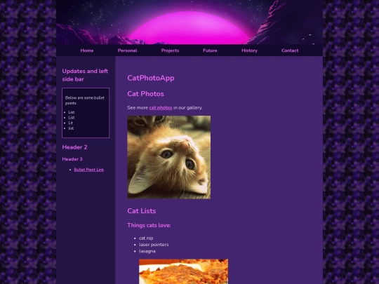 History screenshot