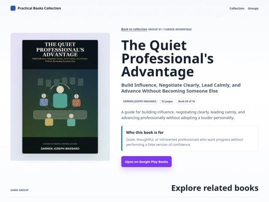 the-quiet-professionals-advantage screenshot