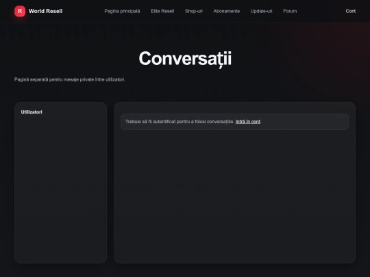 conversatii screenshot