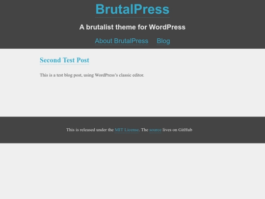 test screenshot
