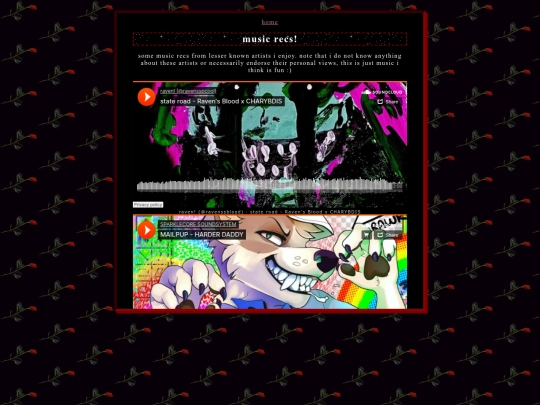 musicrecs screenshot