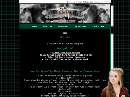 recipes screenshot