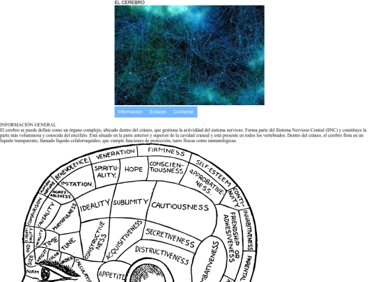 información screenshot