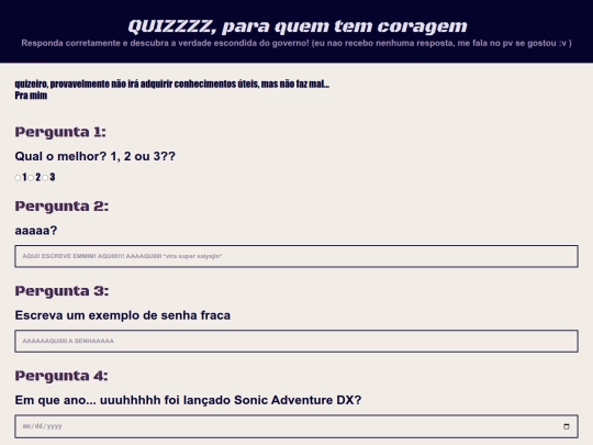 Quizzzz screenshot