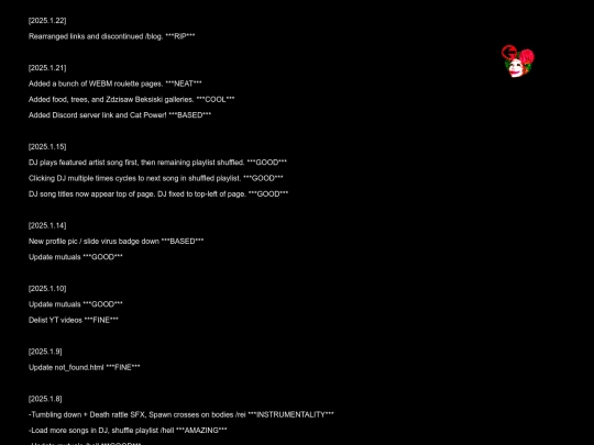 log screenshot