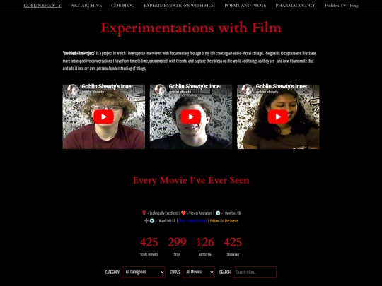 experimentations-with-film screenshot