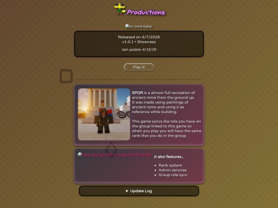 games/rome screenshot