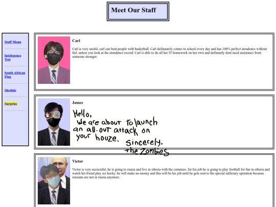 Staff screenshot