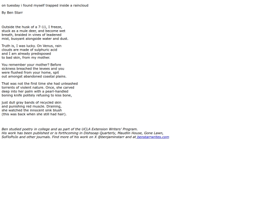 trappedinaraincloud screenshot