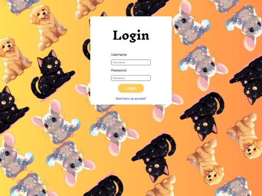 Login screenshot