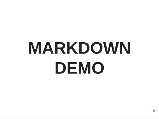 plugin/markdown/example screenshot