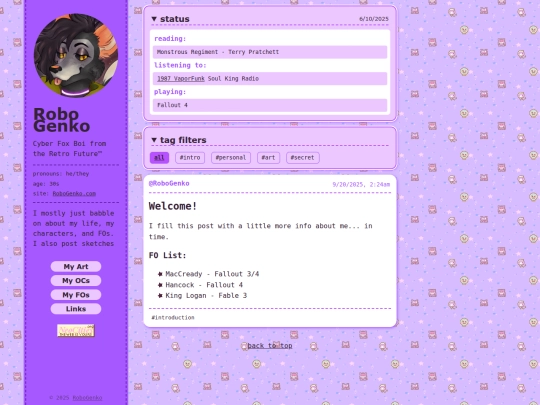 blog screenshot