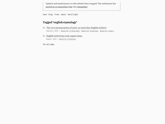 tags/english-etymology screenshot