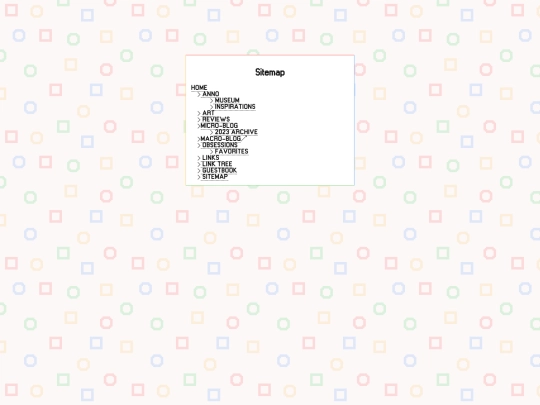 sitemap screenshot