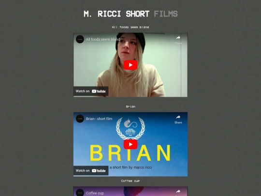 videos screenshot