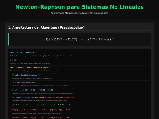 CICN/Newton-Raphson screenshot