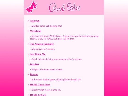 coolsites screenshot