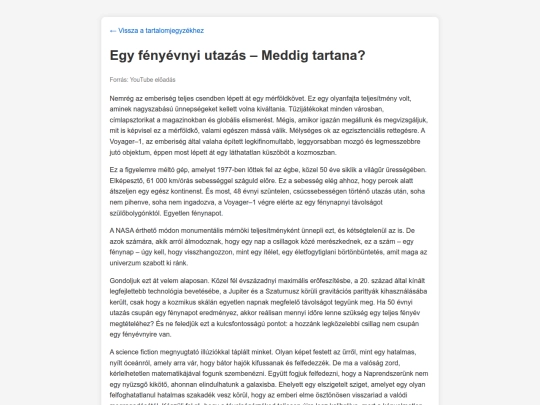 egyfenyev screenshot