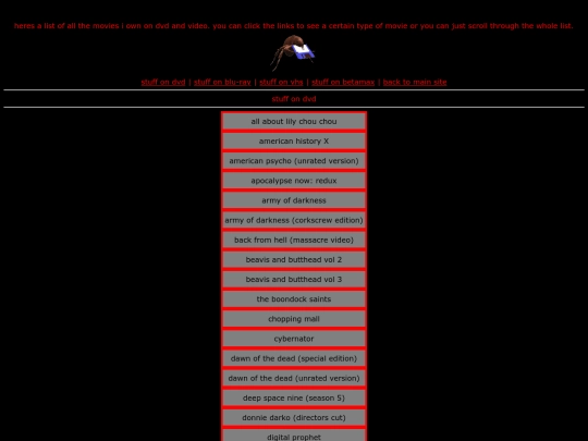 redirects/dvd-vhs screenshot