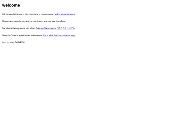 index screenshot