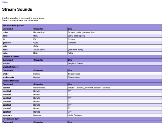 sounds screenshot