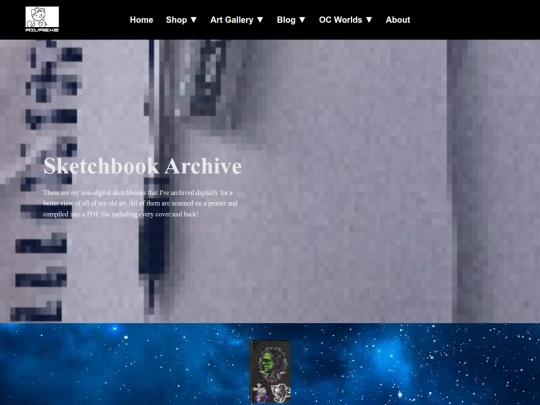 sketchbookarchive screenshot