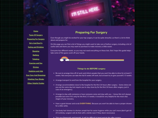 Preparing-For-Surgery screenshot