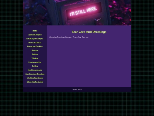 Scar-Care-And-Dressings screenshot